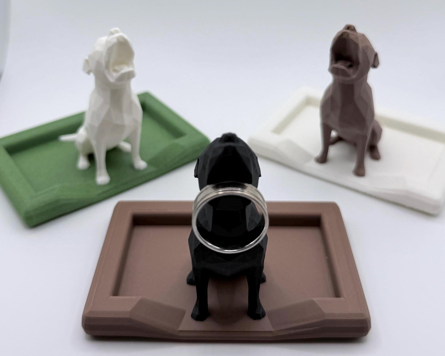 Personalized American Bulldog Ring Holder, Dog Lover Gift