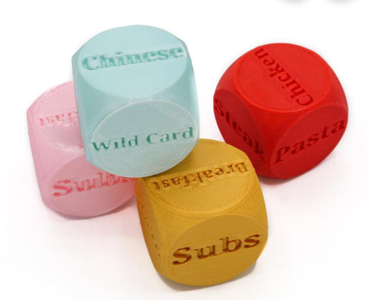 Meal Decision Dice Set – Fun Food Choice Game