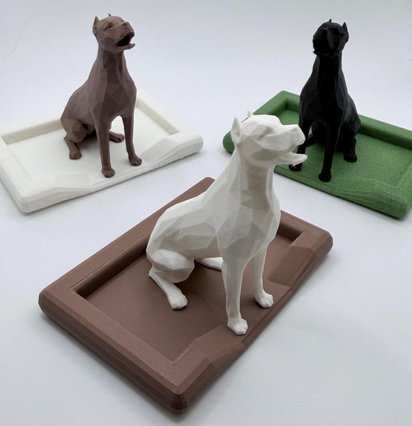 Pit Bull Ring Holder with Dish | Dog Lover Gift