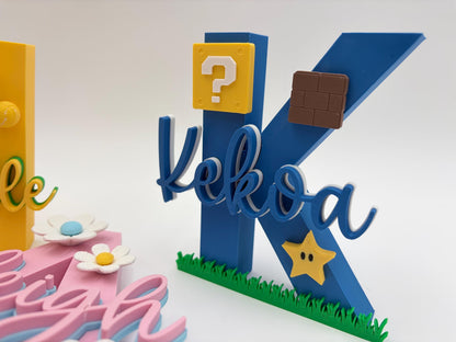 Personalized 3D Name Sign | Custom Nursery & Kids Room Art