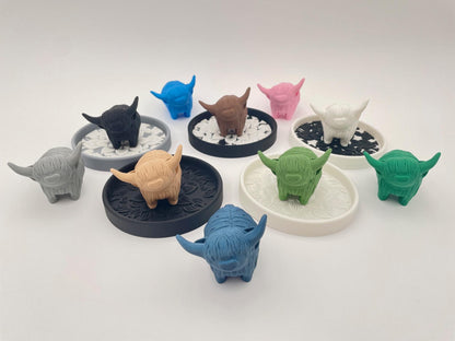Highland Cow Ring Holder – Floral Dish, Jewelry Organizer - Wedding - For him - For her