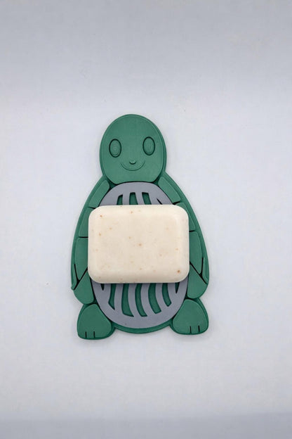 Cute Animal Soap Dish with Drain | Bear, Penguin, Cat & More