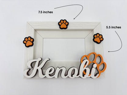 Custom Dog Photo Frame | Personalized 4x6 Puppy Picture Frame