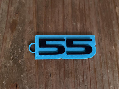 Carlos Sainz #55 Driver Keychain | F1 Racing Gift