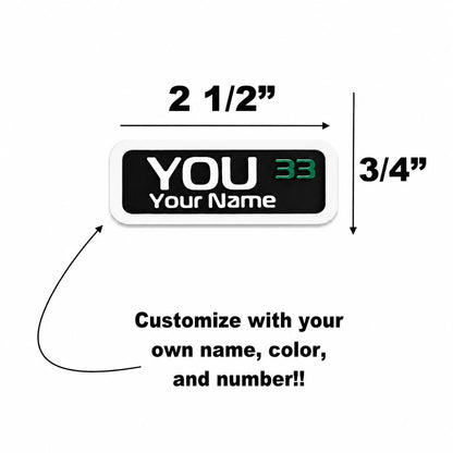 Custom IndyCar Driver Name Magnet | Personalized Racing Gift