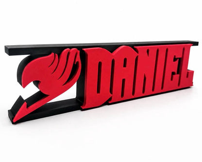 Personalized Fairy Name Sign | Anime Desk Decor