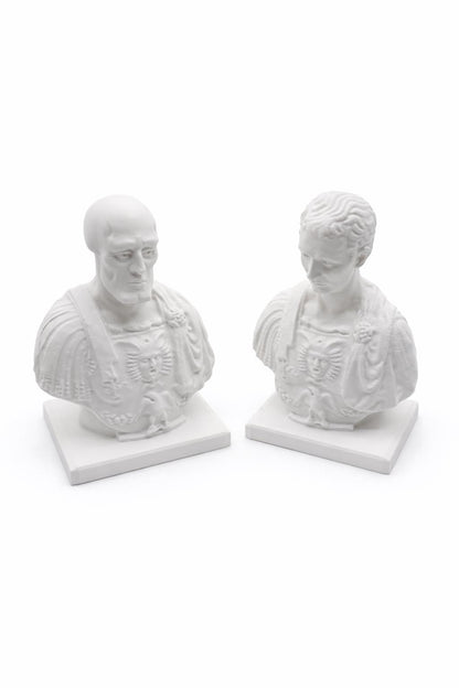 Roman Bust Pen Holder | Elegant Desk Organizer Gift for Him