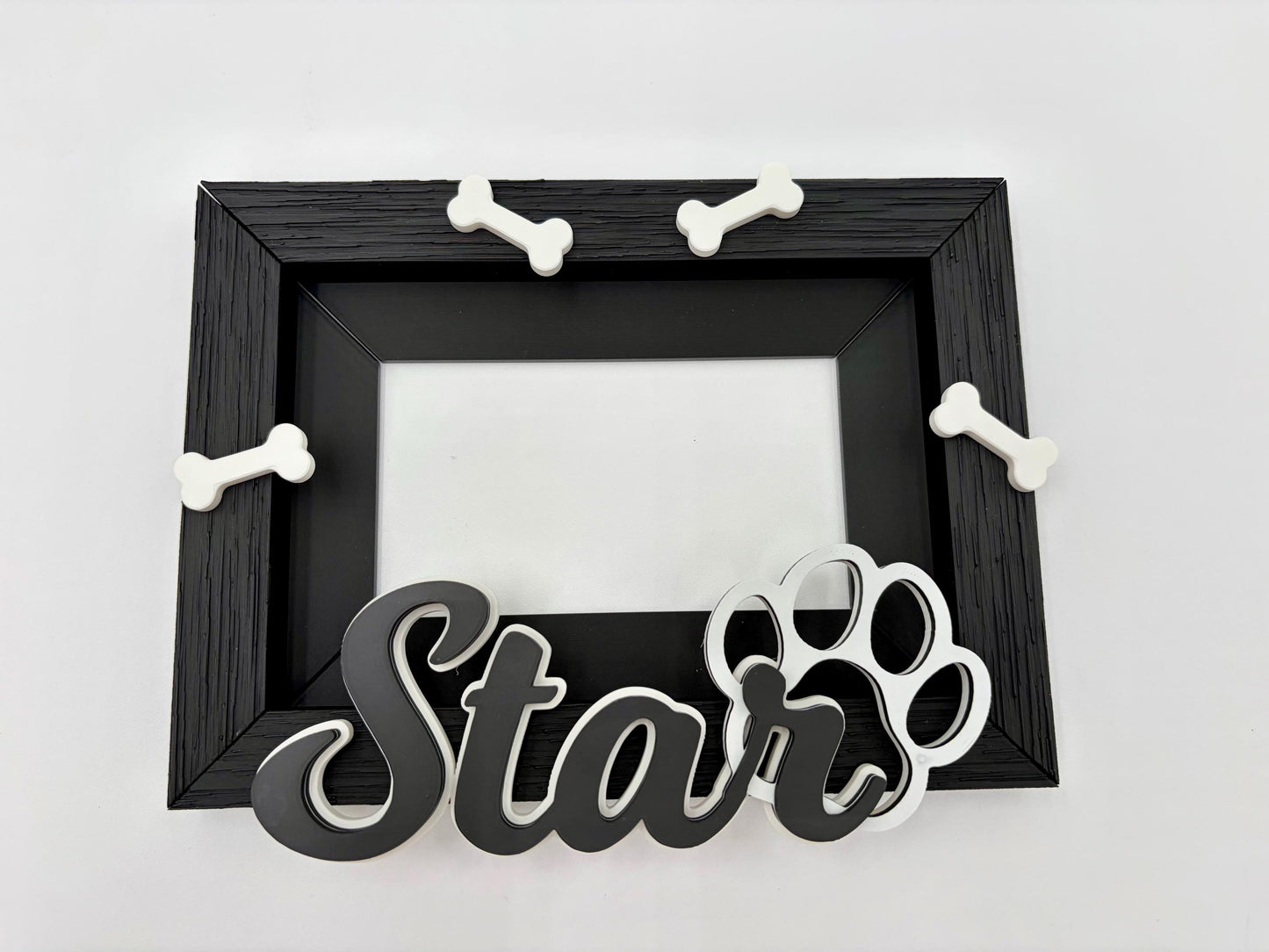 Custom Dog Wall Photo Frame | 4x6 Picture | Personalized Home Decor | Create Your Own Picture Frame | Puppy Photo | Dog Mom |