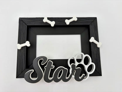 Custom Dog Photo Frame | Personalized 4x6 Puppy Picture Frame