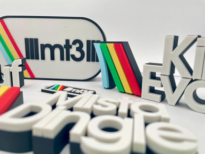 Custom Gaming Name Plate | Personalized Desk or Shelf Decor | Video Game Decoration | Custom Gifts | Gaming Room | Gamer Gift | Lightbox |