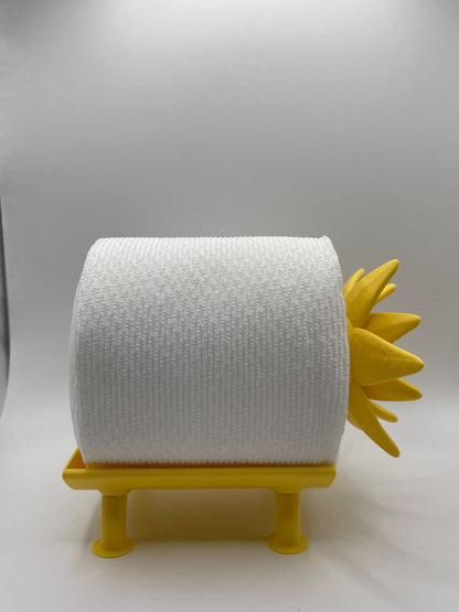 3D Printed Floral Toilet Paper Holder | Whimsical Bathroom Decor