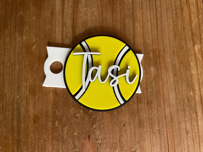 Personalized Stanley Tumbler Topper | 3D Printed Name Plate