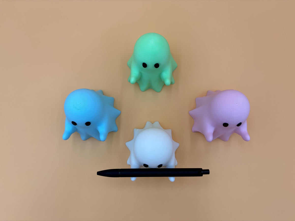 Friendly Ghost Desk Organizer | Pen Holder | Halloween Decoration | Office Gift | Trick or Treat | Glow in the Dark | Funny Gift