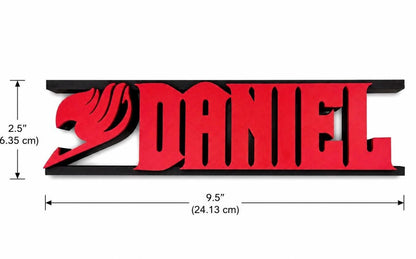 Personalized Fairy Name Sign | Anime Desk Decor