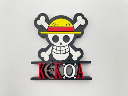 Custom Anime & Gaming Name Plate | Personalized Wall Decor