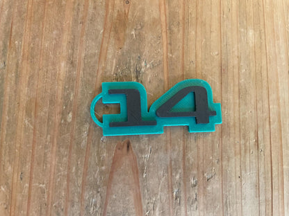 Fernando Alonso #14 Driver Keychain | F1 Racing Gift