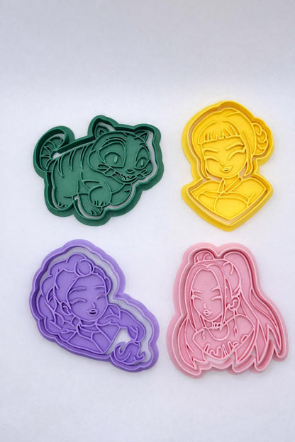 Anime Character Cookie Cutter Set | Gift for Anime Fans