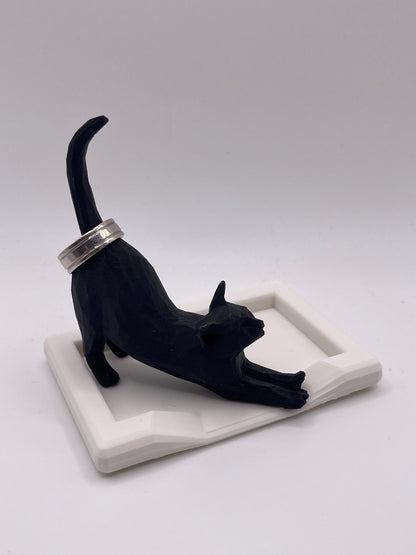 Cat Bed Ring Holder | Cat Jewelry Dish Gift