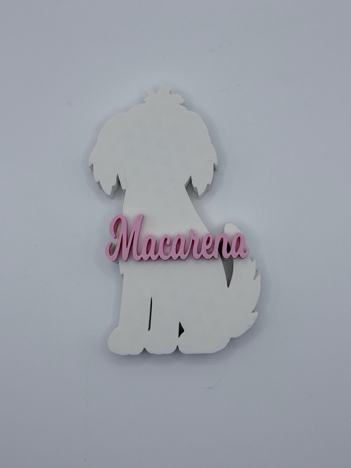 Personalized Dog Name Magnet | Custom Pet Fridge Magnet | Dog Breed Magnet | Puppy Name Magnet | Pet Lover Gift | Custom Dog Decor