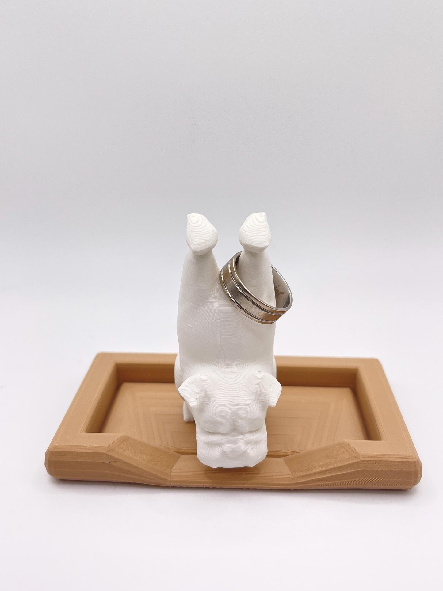 Personalized Bulldog Ring Holder | Funny Dog Jewelry Tray