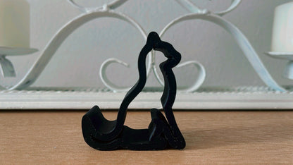 3D Printed Cat Phone Stand | Kawaii Desk Decor for Cat Lovers