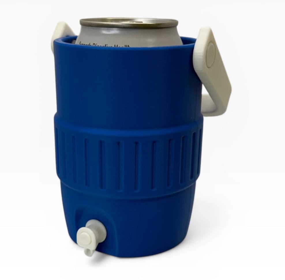 3D Printed Can Holder | Portable Drink Cooler | Camping Gift