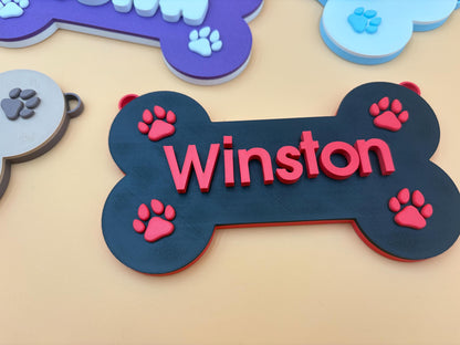 Personalized Dog Crate Sign | Custom Pet Name Wall Decor | Dog Room Sign | Puppy Name Plaque | Dog Lover Gift | Custom Dog Decor