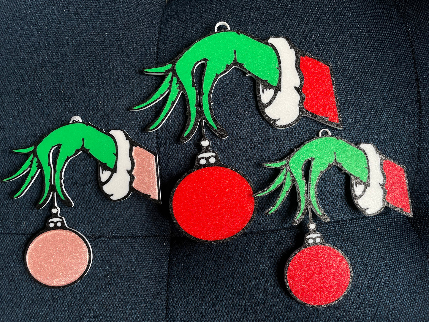Grinch Inspired Ornament | Personalized Christmas Ornament