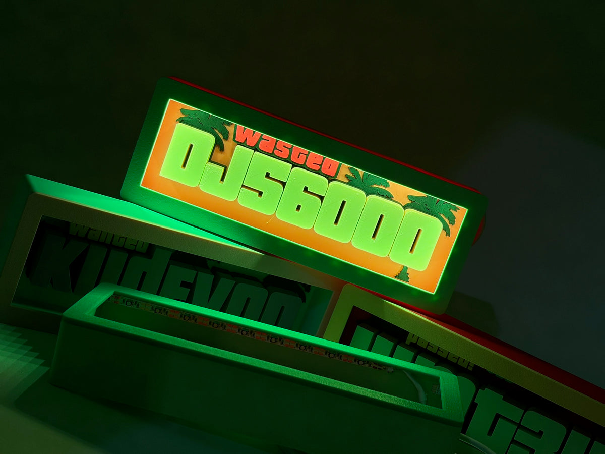 Custom Gaming Lightbox | Personalized Desk Decor