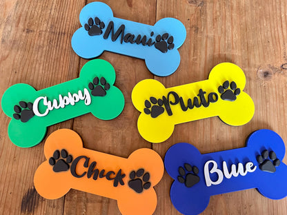 Custom Dog Bone Name Sign | Personalized Puppy Wall Decor