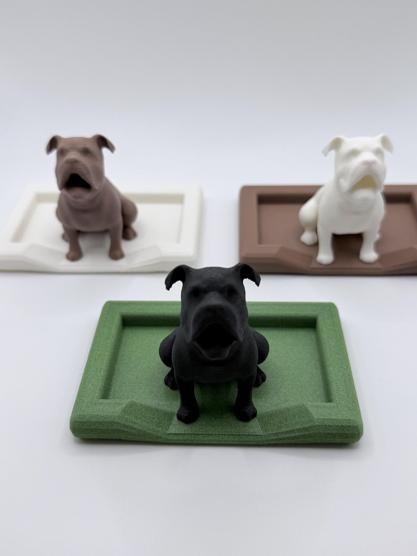 English Bulldog Ring Holder | 3D Printed Dog Lover Gift