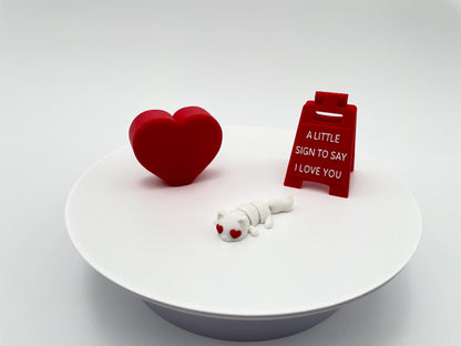Heart Middle Finger Gag Gift | Funny Valentine's Present