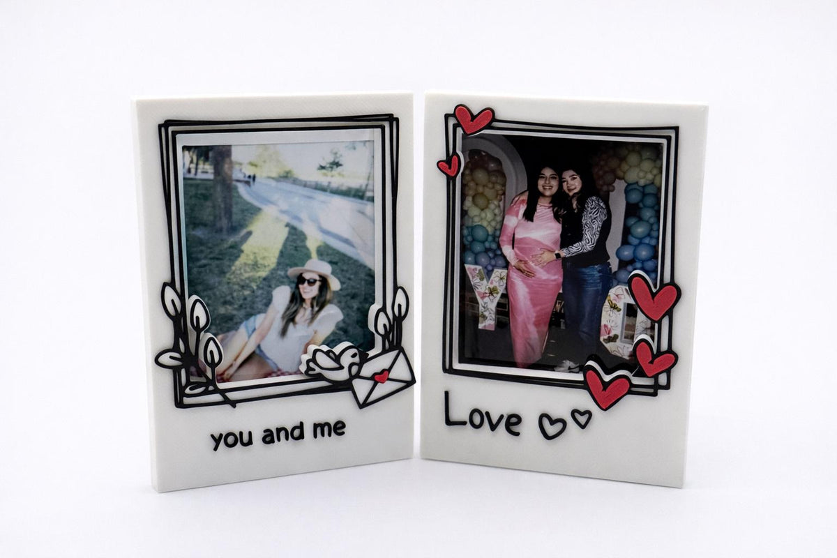 Custom Polaroid Photo Magnet, Personalized Keepsake Gift