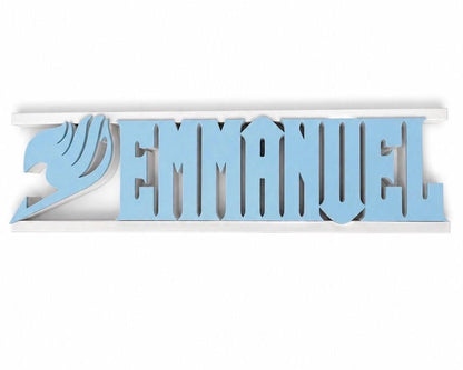 Personalized Fairy Name Sign | Anime Desk Decor