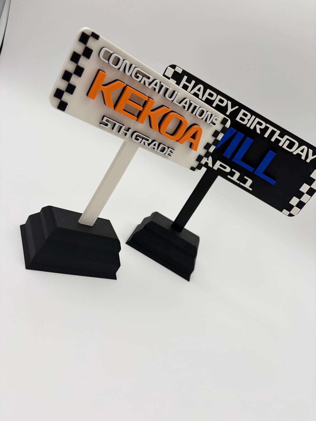 Motorsport Cake Topper | Personalized | Custom | Racing | Party Decoration | Desk Sign | Racing Decor | Car | Birthday