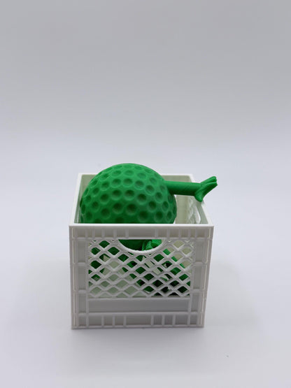 Mini Milk Crate Organizer | 3D Printed Stackable Storage Bin, Desk Organizer, Cute Plastic Crate, Teacher Gift, Dorm Decor