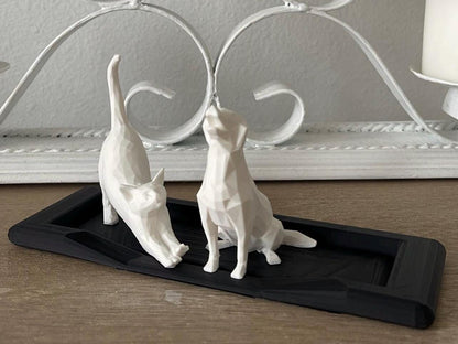 Personalized Cat & Dog Ring Holder | Pet Lover Engagement Gift
