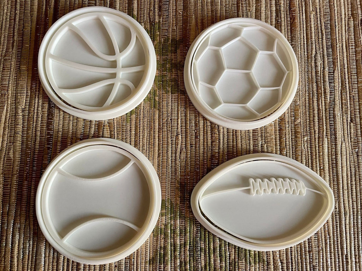 Sports Number Cookie Cutters 0-9, Custom Number Cutters, Includes # Symbol Cutter, Birthday Cookies, Fondant, Baking Tools