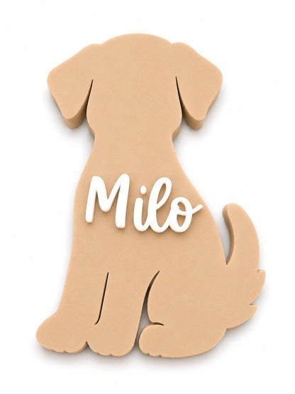 Personalized Multi-Dog Name Sign | Puppy Wall Decor