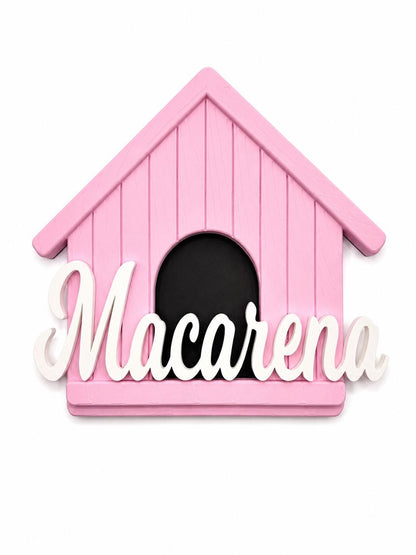 Personalized Dog House Name Sign | Puppy Room Wall Decor