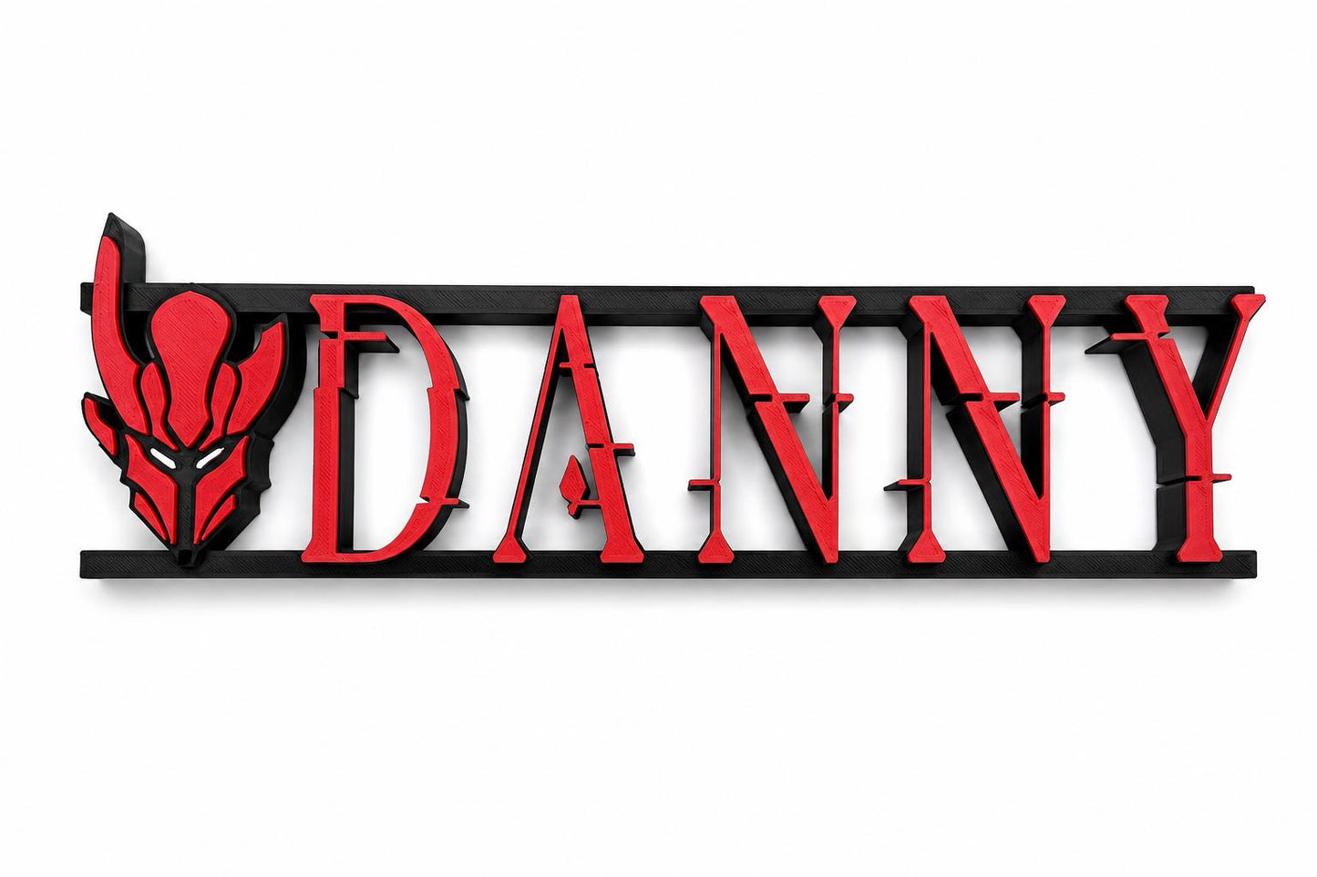Personalized Anime Name Sign | Custom Gaming Room Decor | 3D Printed Desk Name Plaque | Kids Bedroom Name Sign | Gamer Gift | Custom Shelf