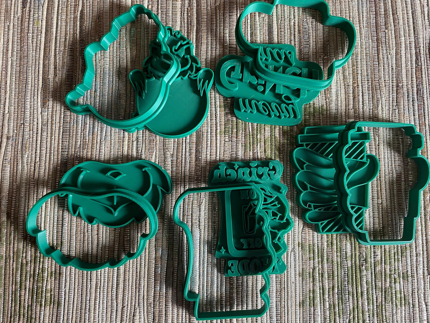 Grinch Inspired Cookie Cutter Set