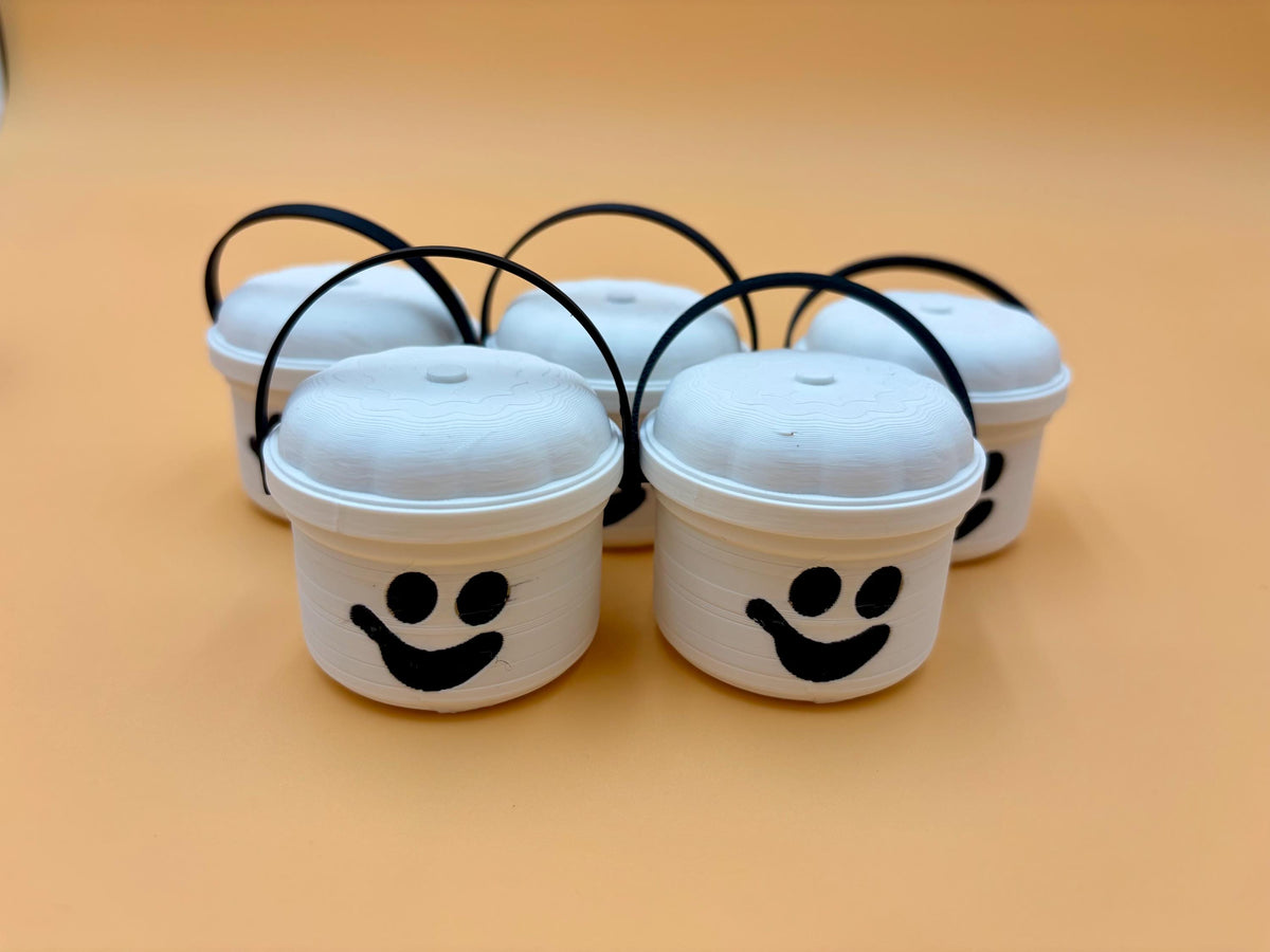 Custom Halloween Mini Buckets | Custom Colors | Cute Pumpkin | Gifts for School | Party Favors | Halloween Party | Trick or Treat