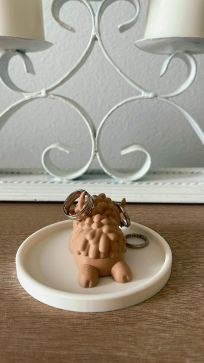 Cute Highland Cow Ring Holder | Kawaii Jewelry Dish Gift for Her