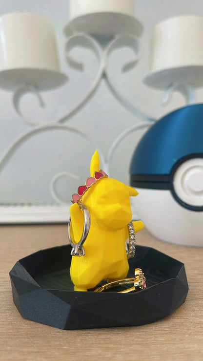 Electric Mouse-Inspired Ring Holder | Gamer Desk Decor