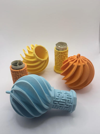 Christmas Ornament Puzzle Box, Hidden Money Holder, 3D Printed Maze Gift, Cash Gift Holder, Secret Santa Gift, Stocking Stuffer