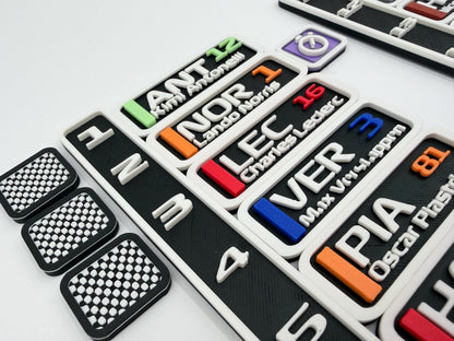 2026 F1 Driver Grid Fridge Magnet | Racing Gift