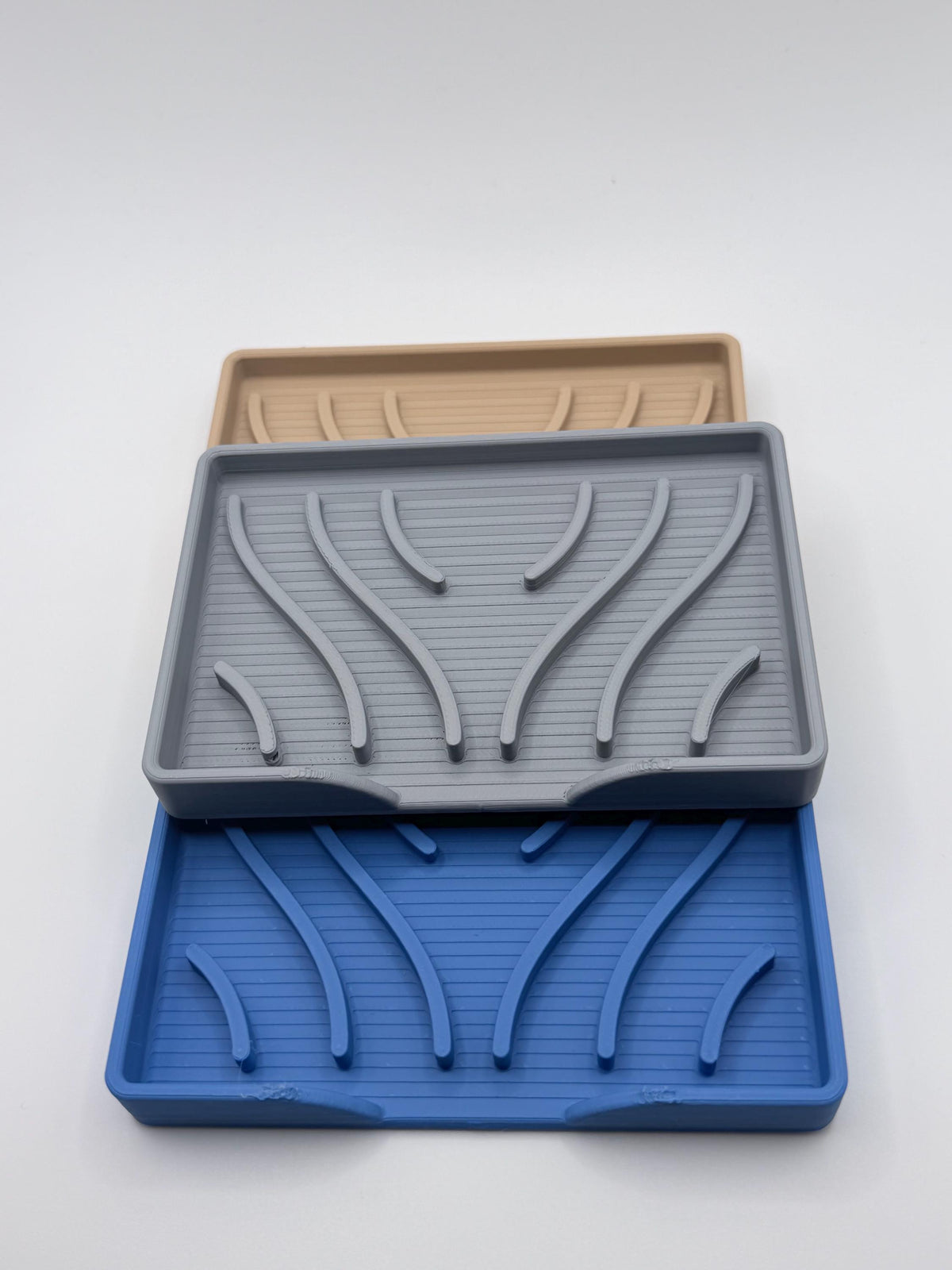 Modern Soap Dish | Self Draining Soap Holder | Soap Saver Tray | Bathroom Sink Organizer | Minimalist Bathroom Decor