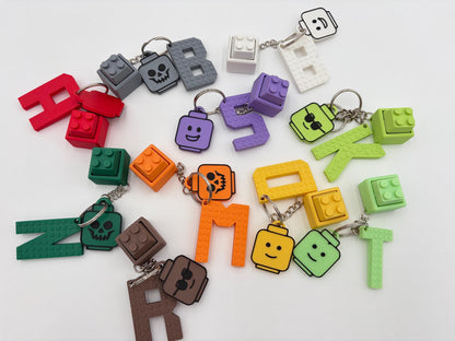 Personalized Building Block Fidget Keychain | Party Favor Sets