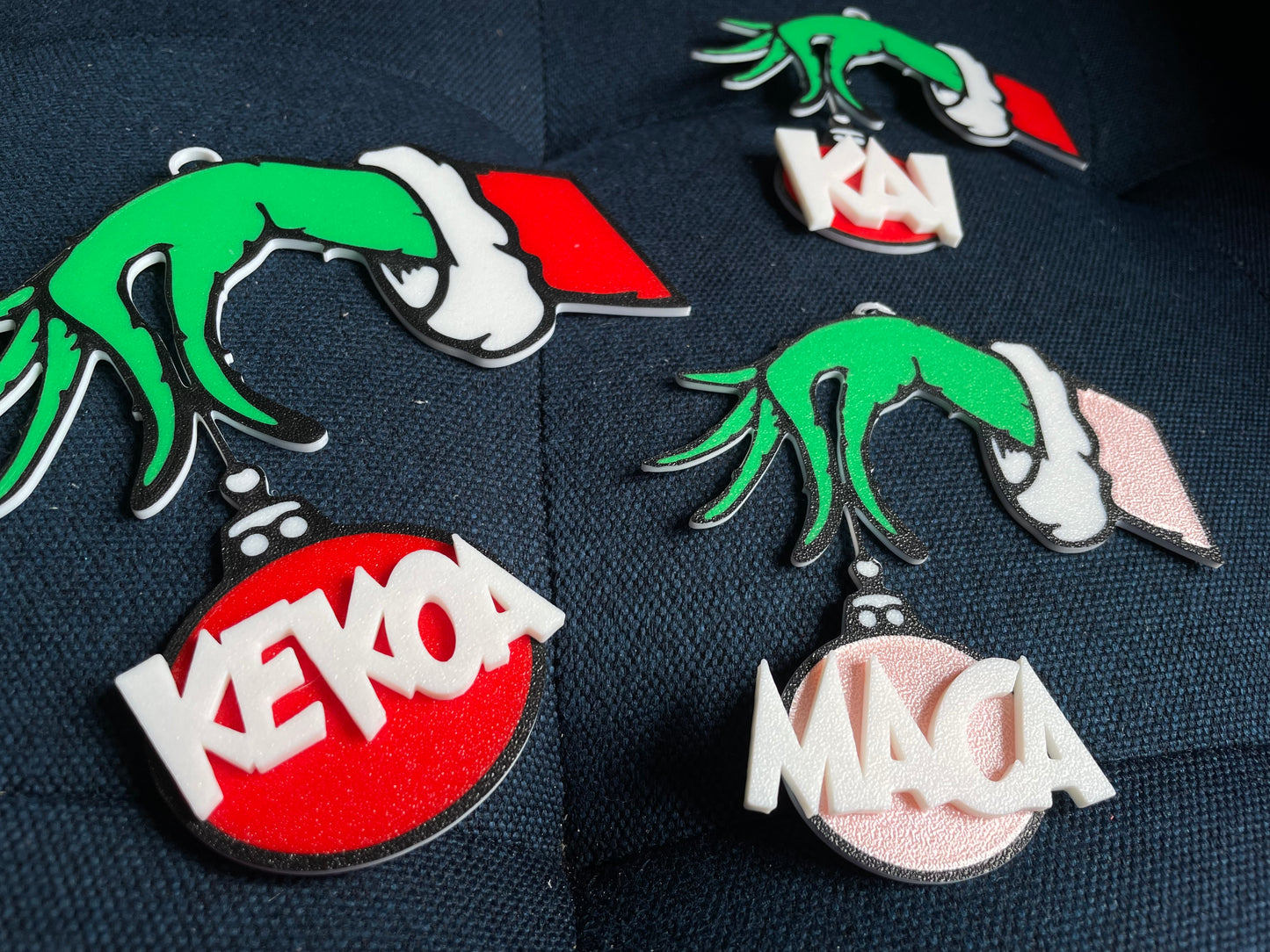 Grinch Inspired Ornament | Personalized Christmas Ornament